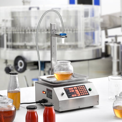 Liquid Filling Machine, 30-15000 g Weighing Capacity, Automatic Bottle Filler Machine Bottling Machine Digital Control for Milk, Water, Oil, Wine, Beverage, Detergent, Shampoo (Single Nozzle) - Image 8
