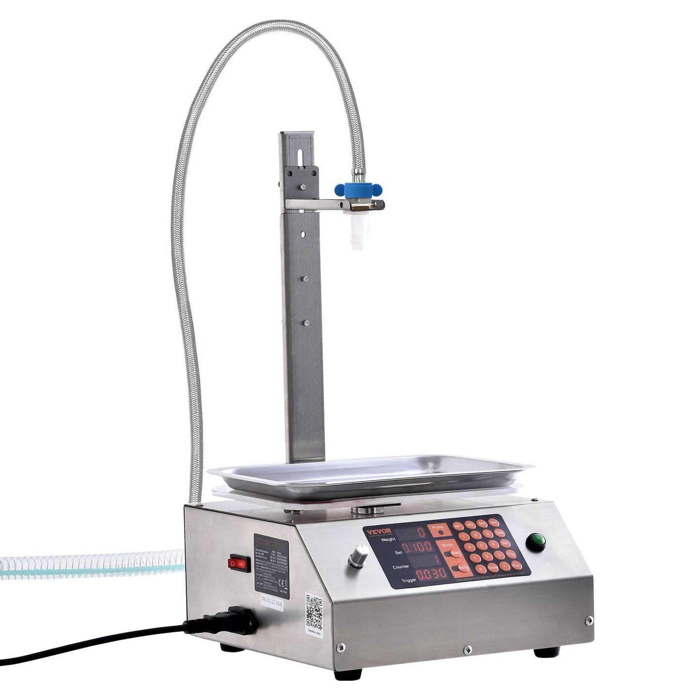 Liquid Filling Machine, 30-15000 g Weighing Capacity, Automatic Bottle Filler Machine Bottling Machine Digital Control for Milk, Water, Oil, Wine, Beverage, Detergent, Shampoo (Single Nozzle) - Image 9