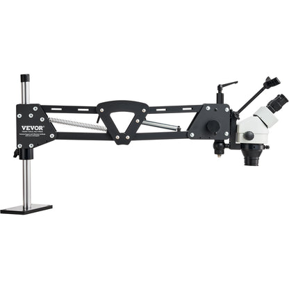 Multi-Directional Microscope with Spring Bracket, 7X-45X Magnification Jewelry Microscope, Micro Jewelry Inlaid Stand with Integrated USB Ring LED Light and 360° Ball Vise, for Jewelry Inlay - Image 9