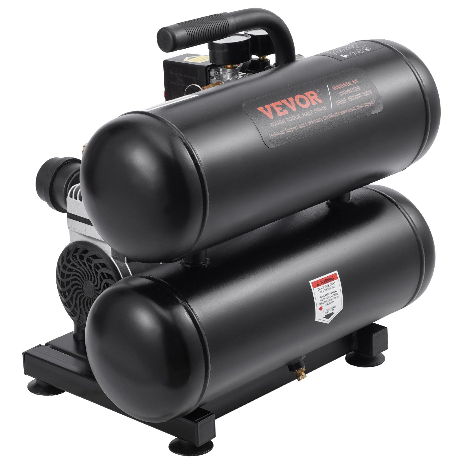 Air Compressor Compact Portable Oil Free Compressor 18L 90 PSI