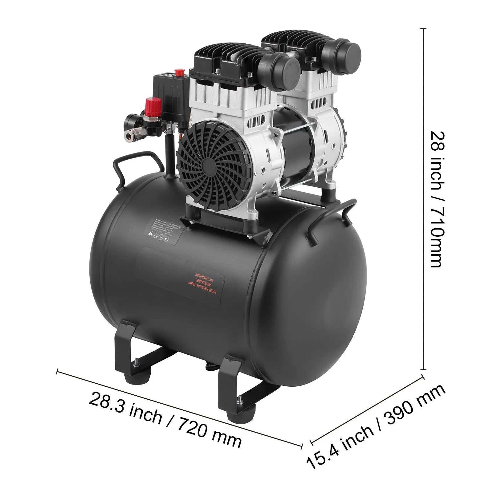 Air Compressor Compact Portable Oil Free Compressor 40L 90 PSI - Image 8