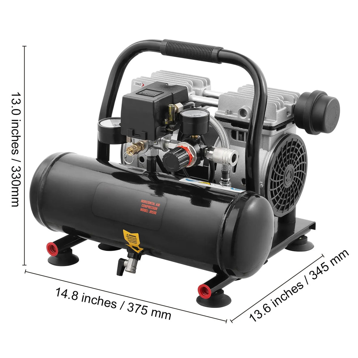 Air Compressor Compact Portable Oil Free Compressor 4L 7bar - Image 8