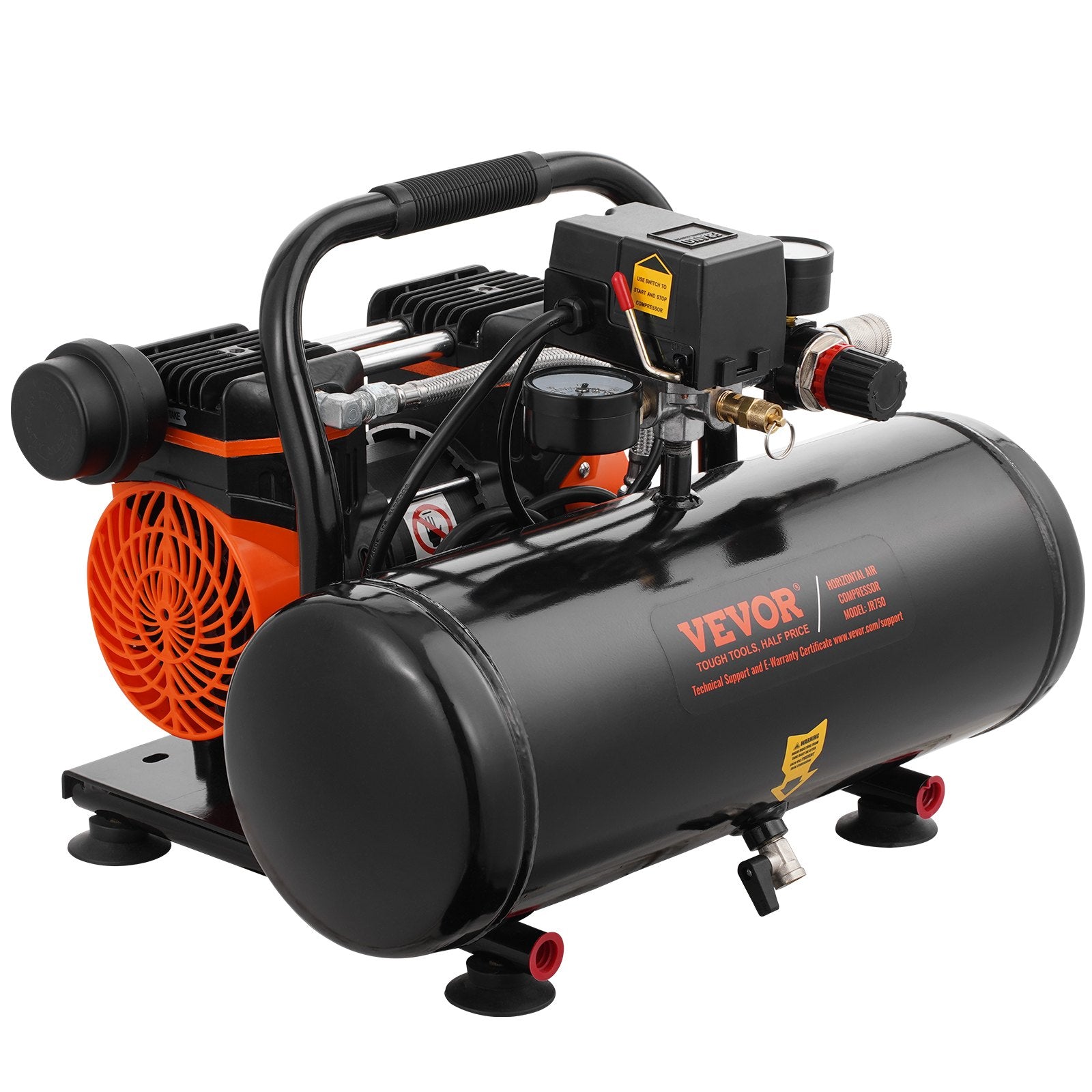 Air Compressor Compact Portable Oil Free Compressor 8L 8bar - Image 9