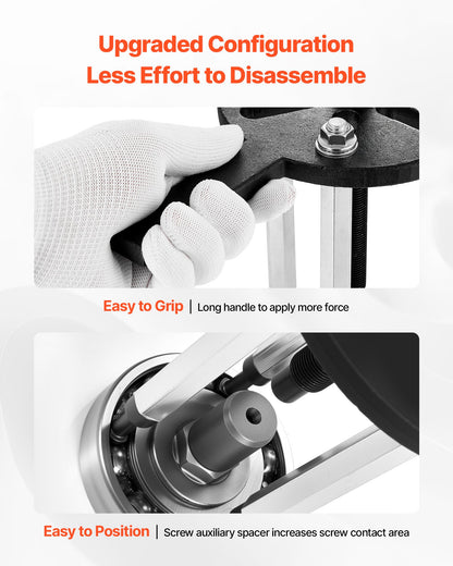 21-in-1 Bearing Puller Set, 21 PCS 3-Jaw Hook Puller for Internal External Bearings and Bearing Without Inner Shaft, Multifunctional Bearing Removal Tool with Heavy Duty Portable Storage Case - Image 5