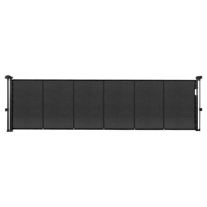 Retractable Baby Gate, 870 mm Tall, Extends up to 2800 mm Wide, Retractable Gate for Kids or Pets, Mesh Material, Easy to Install for Indoor Stairs, Doorways, Hallways, Playrooms, Black - Image 9