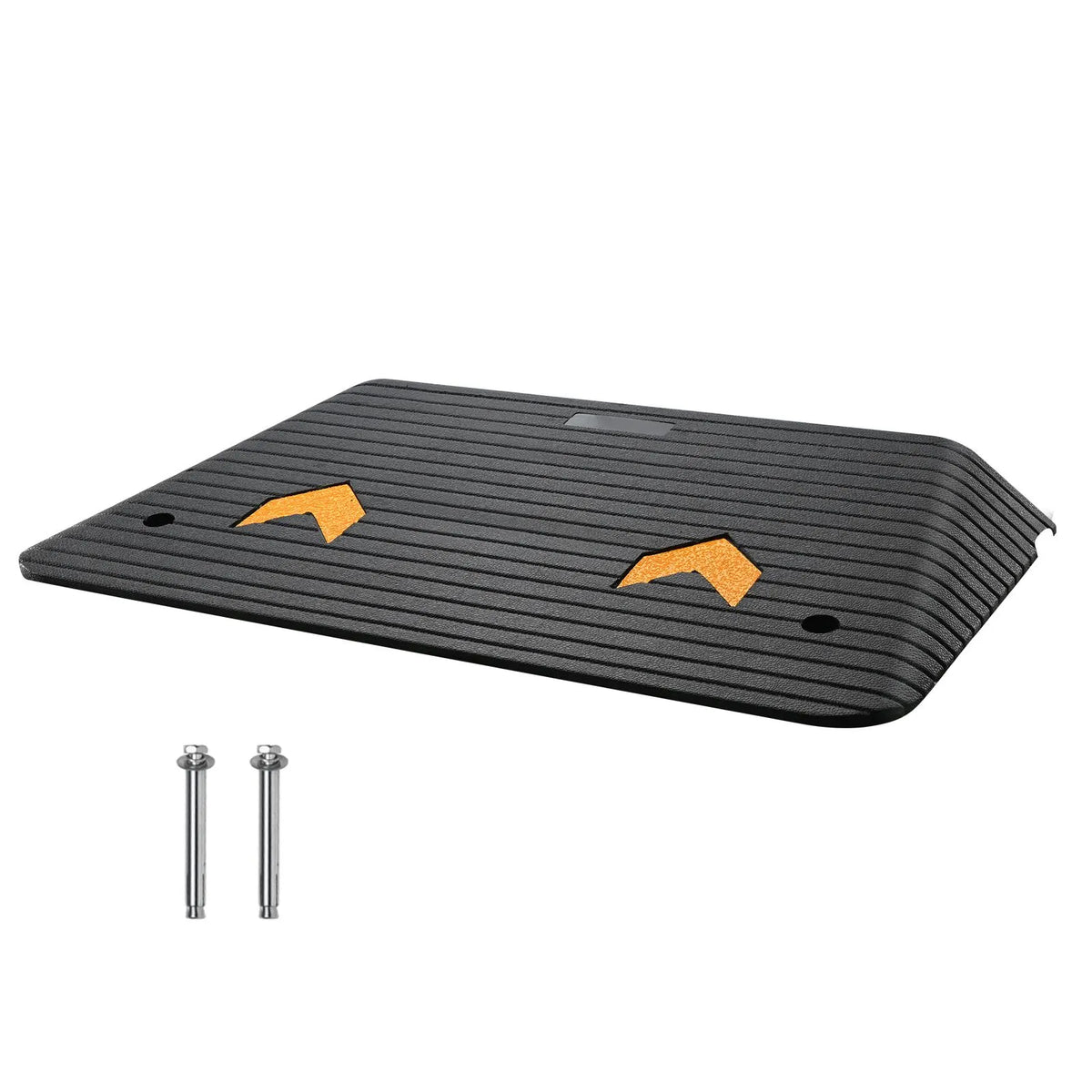 Upgraded Rubber Threshold Ramp, 8.9 cm Rise Door Ramp with 1 Channel, Natural Rubber Car Ramp with Non-Slip Textured Surface, 15 tons Load Capacity Curb Ramp for Wheelchair and Scooter - Image 9
