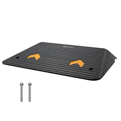 Upgraded Rubber Threshold Ramp, 8.9 cm Rise Door Ramp with 1 Channel, Natural Rubber Car Ramp with Non-Slip Textured Surface, 15 tons Load Capacity Curb Ramp for Wheelchair and Scooter - Image 9