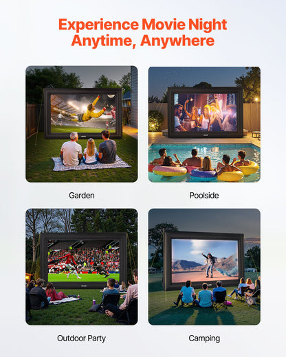 20 ft Inflatable Movie Screen 16:9 600D Movie Projector with Portable Bag - Image 6