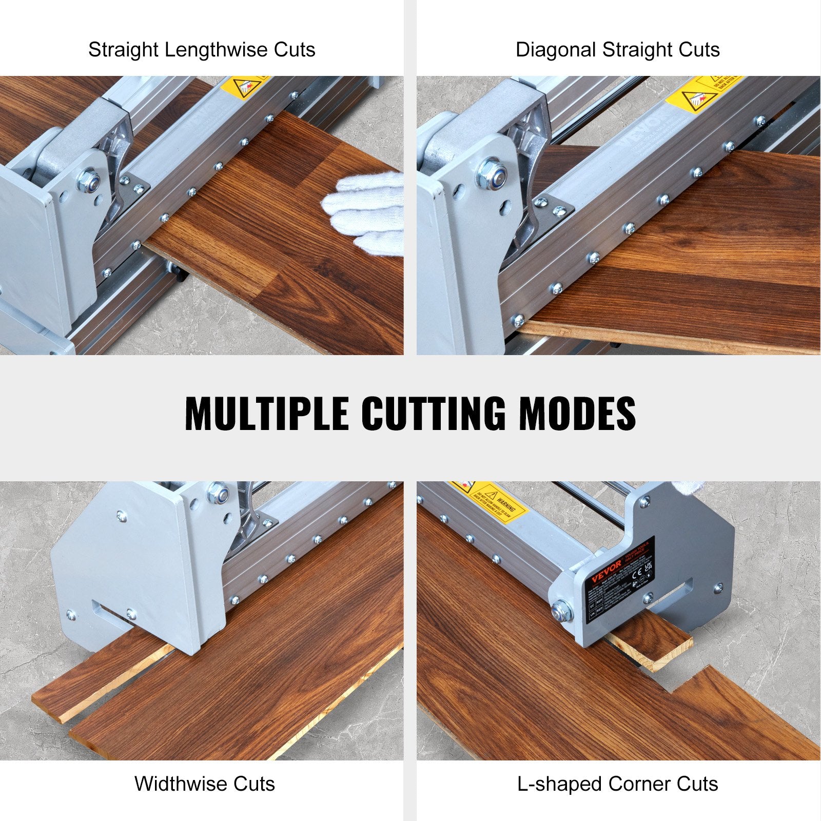 Floor Cutter 330mm, Cuts Vinyl Plank, Laminate, Engineered Hardwood, Siding, 12mm Cutting Depth Effortless And Easy Cutting, Vinyl Plank Cutter for LVP, WPC, SPC, LVT, VCT, PVC, and More - Image 5