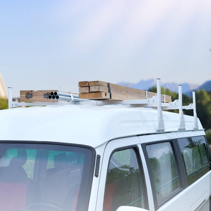 3-Bar Van Roof Ladder Rack Adjustable 56.3"-61.4" for Full-Size Vans - Image 8
