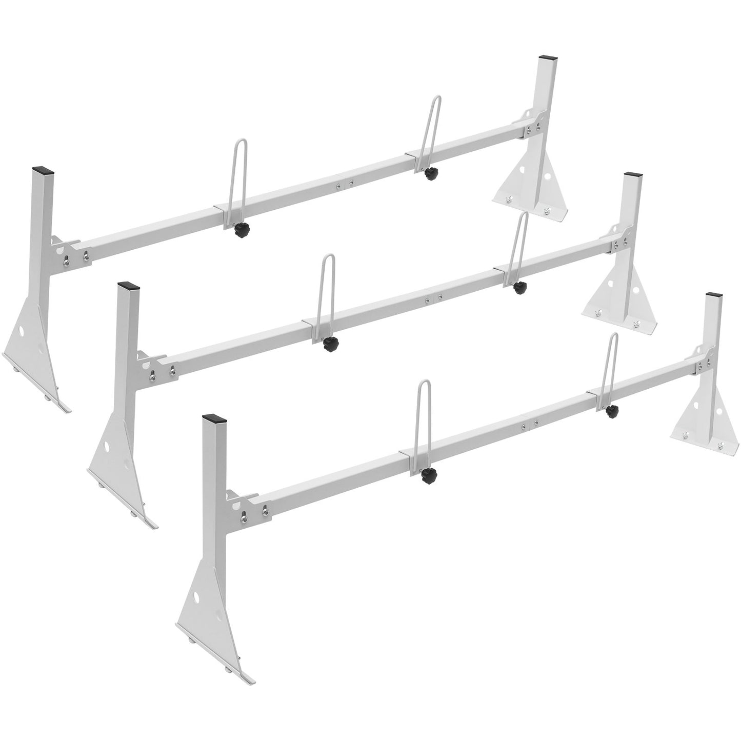 3-Bar Van Roof Ladder Rack Adjustable 56.3"-61.4" for Full-Size Vans - Image 9