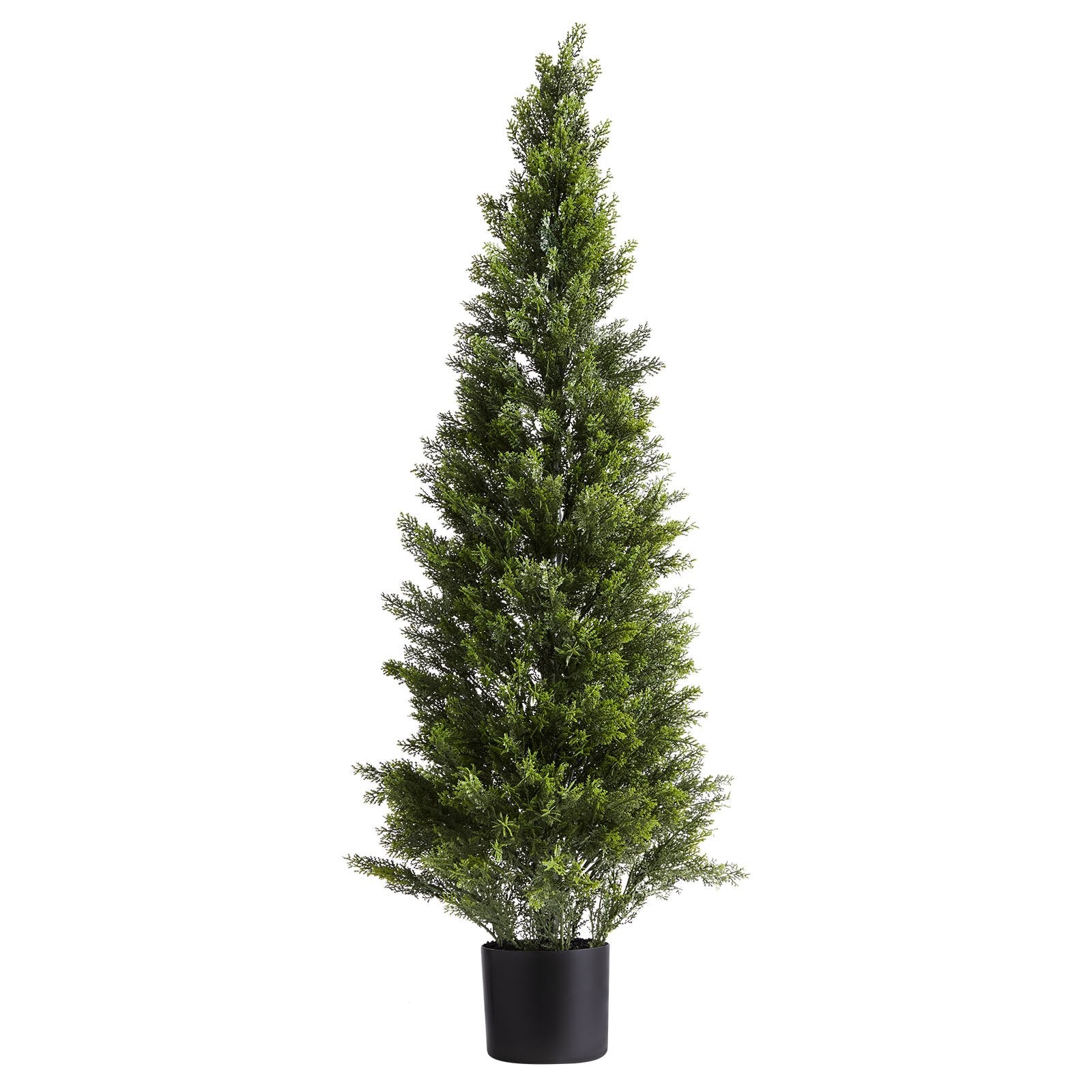 Artificial Topiary Cedar Trees, 2 Set 1219mm Faux Pine Shrubs Plants, Fake Silk Tree Look Real, Easy Assembly for Decor Front Porch Outdoor Patio Garden Balcony Backyard Indoor Office - Image 9