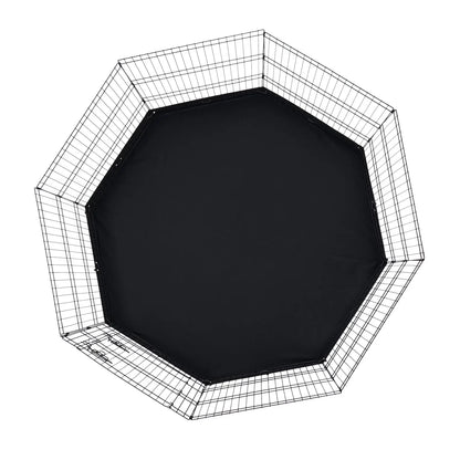 Dog Playpen, 8 Pcs 30"H x 24"W Panels Foldable Metal Pet Exercise Pen, Dog Fence Indoor and Outdoor Pen with Door, 600D Oxford Fabric Bottom Pad, Pet Playpen for Dogs, Cats, Other Small Animals