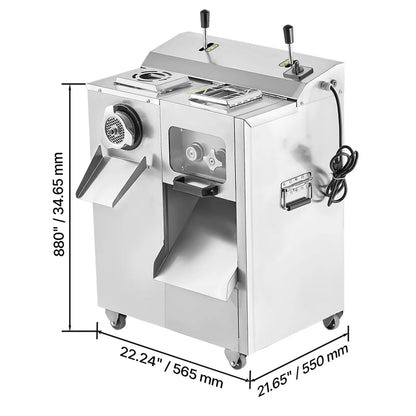 Commercial Electric Meat Grinder Slicer 6.35 kg/Min Sausage Stuffer Maker - Image 8