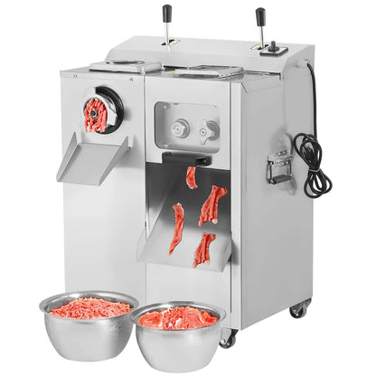 Commercial Electric Meat Grinder Slicer 6.35 kg/Min Sausage Stuffer Maker - Image 9