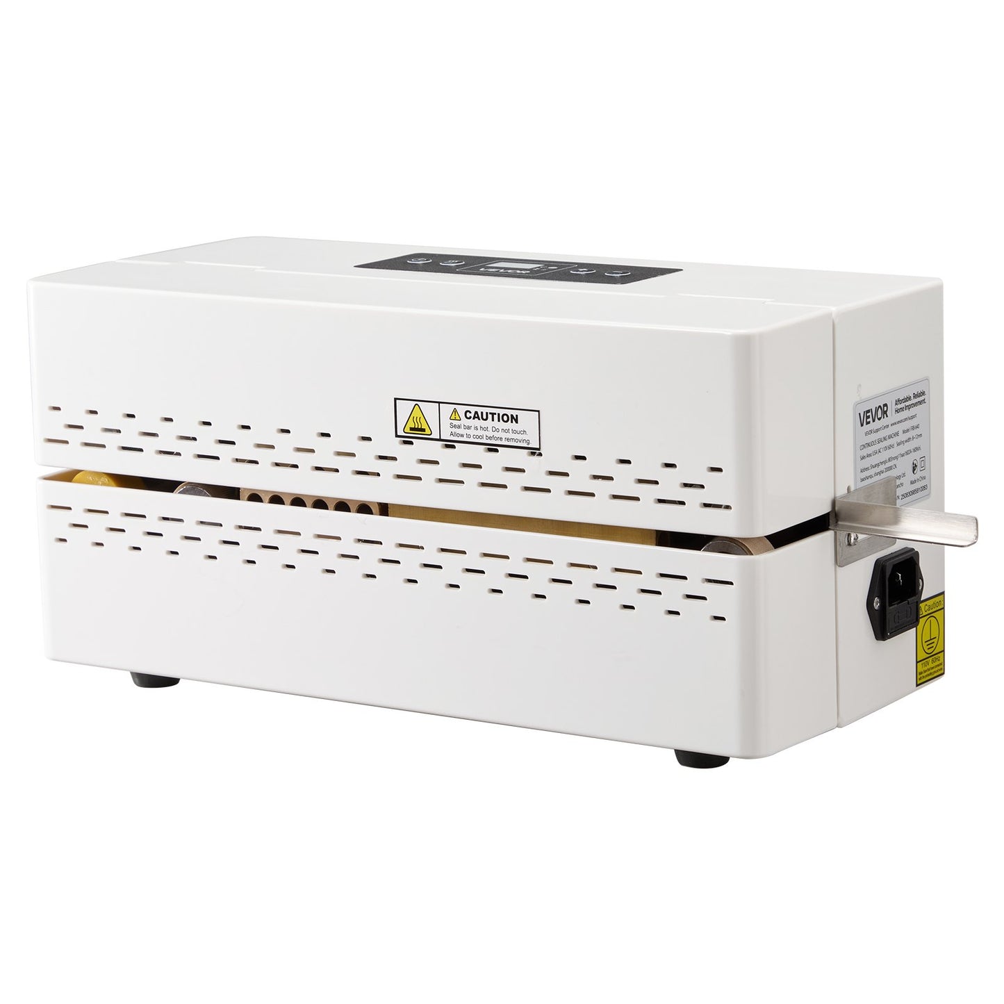 Continuous Sealing Machine, 8-12 mm Seal Width, Automatic Continuous Band Sealer with Digital Temperature Control, Automatic Shutdown, Portable Heat Sealing Machine for 0.06-0.2 mm Plastic Bags - Image 9