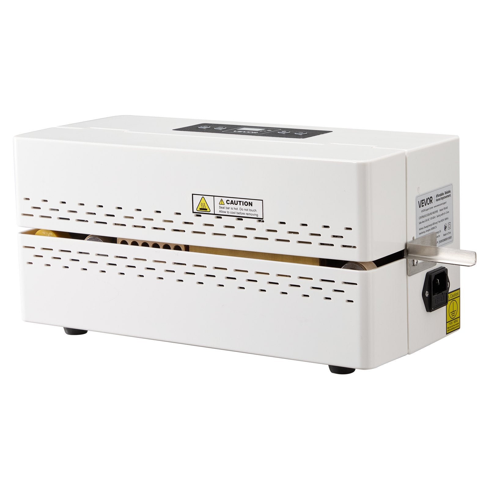 Continuous Sealing Machine, 8-12 mm Seal Width, Automatic Continuous Band Sealer with Digital Temperature Control, Automatic Shutdown, Portable Heat Sealing Machine for 0.06-0.2 mm Plastic Bags - Image 9