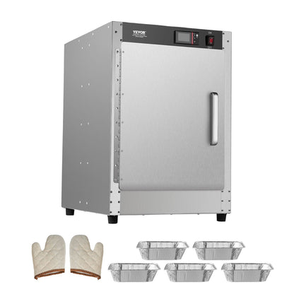 Hot Box Food Warmer, 5-Tier Concession Warmer with Water Tray, 5 Pans, Single-door and Adjustable Shelves, Stainless Steel Food Warmer Cabinet, Ideal for Storing Pizza, Chicken, Restaurant - Image 9