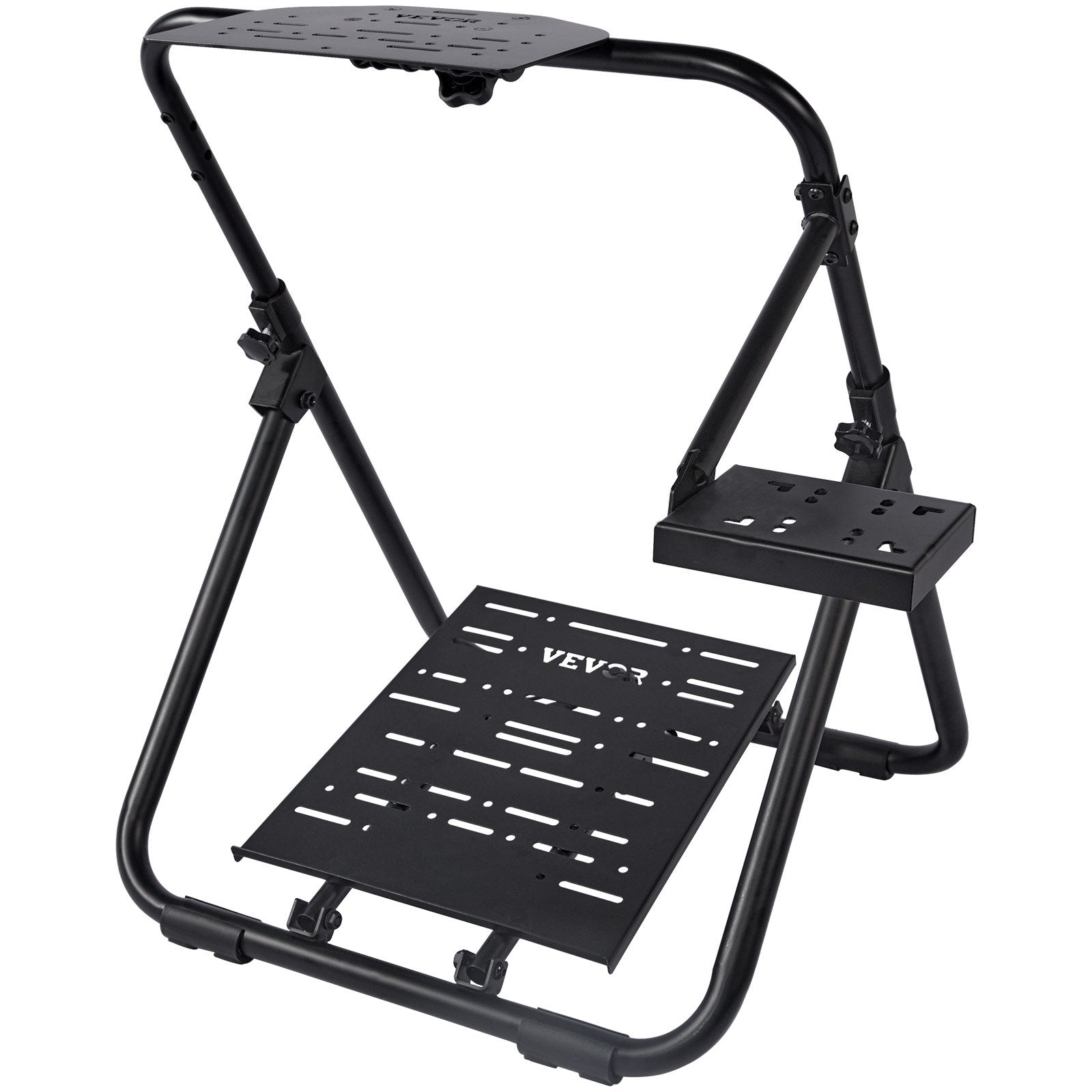 Foldable Racing Steering Wheel Stand, Height Adjustable Universal Base Compatible with Logitech & Thrustmaster Racing Wheel and Pedal, Heavy-duty Frame Standard GT/Formula Seating Portable - Image 9