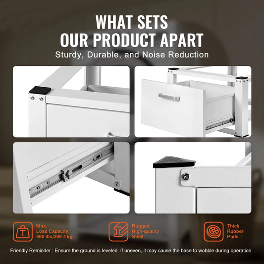 Laundry Pedestal 686mmmW x 366mmH, Washer And Dryer Base Stand Platform Universal Fit 299kg Capacity, Heavy Duty Multi-Functional Base for Washing Machine with Drawer & Rich Accessories - Image 2