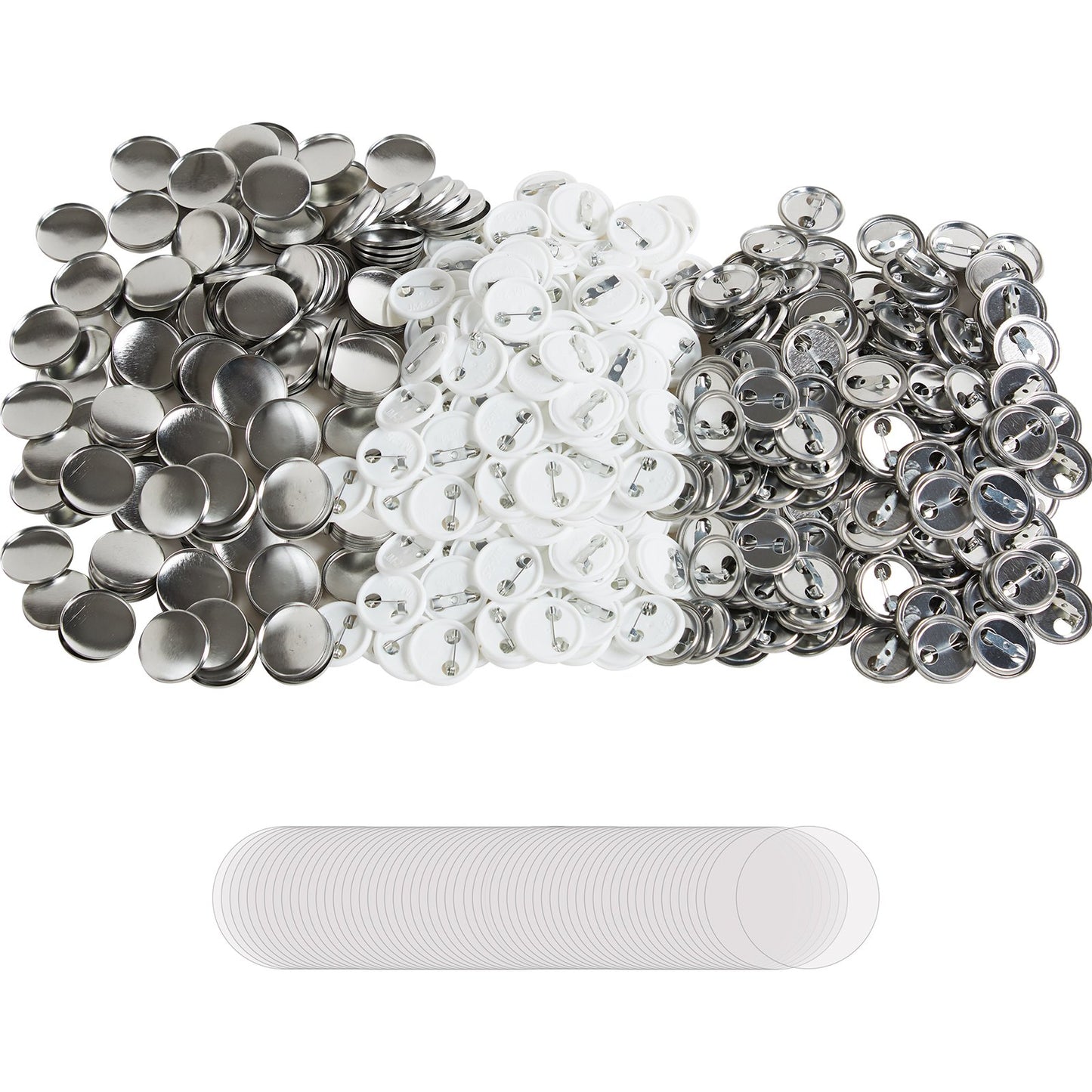 1" 25mm Button Badge Parts Supplies for Button Maker Machine 500 Sets - Image 9
