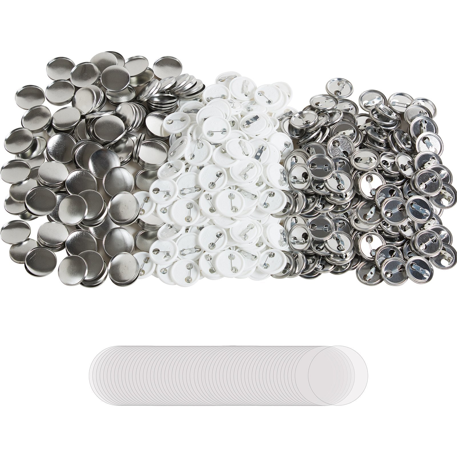 1" 25mm Button Badge Parts Supplies for Button Maker Machine 500 Sets - Image 9