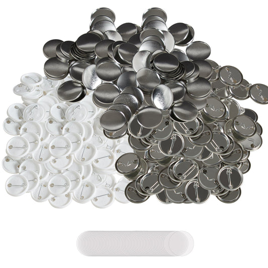 1.25" 32mm Button Badge Parts Supplies for Button Maker Machine 500 Sets
