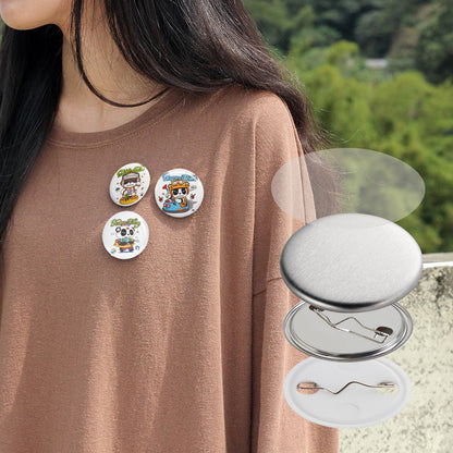 1.25" 32mm Button Badge Parts Supplies for Button Maker Machine 500 Sets - Image 8