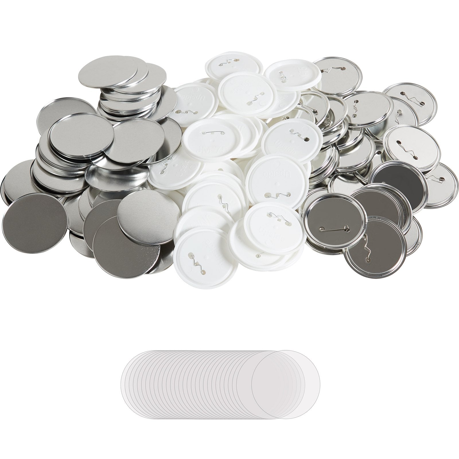 3" 75mm Button Badge Parts Supplies for Button Maker Machine 200 Sets - Image 9