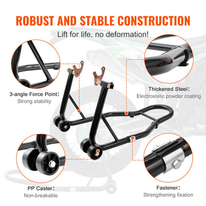 Motorcycle Bike Stand Rear 850 LBS Forklift Spoolift Paddock Swingarm Lift - Image 3