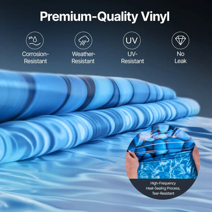 Oval Pool Liner 15x30ft Unibead Style Pool Liner 52in Wall Height - Image 5