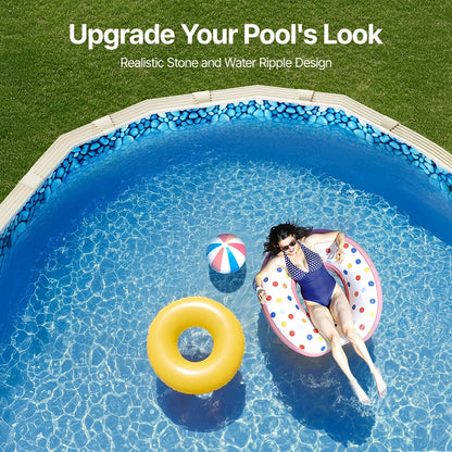 Oval Pool Liner 15x30ft Unibead Style Pool Liner 52in Wall Height - Image 6