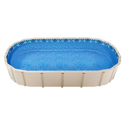 Oval Pool Liner 15x30ft Unibead Style Pool Liner 52in Wall Height - Image 9