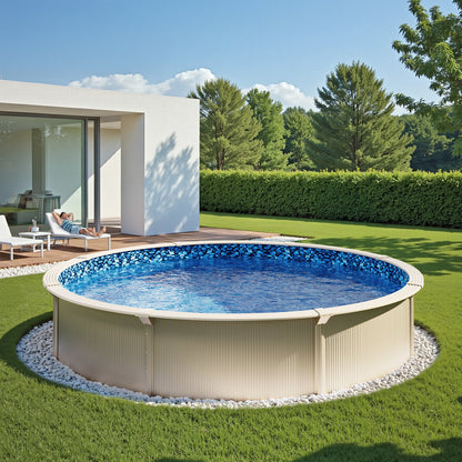 Round Pool Liner 24ft Overlap Style Pool Liner 54in Wall Height - Image 8
