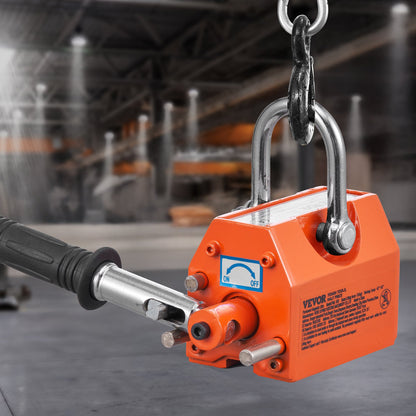 Magnetic Lifter, 100 kg/220 lbs Pulling Capacity, 2.5 Safety Factor, Neodymium & Steel, Lifting Magnet with Release, Permanent Lift Magnets, Heavy Duty Magnet for Hoist, Shop Crane, Block, Board - Image 8