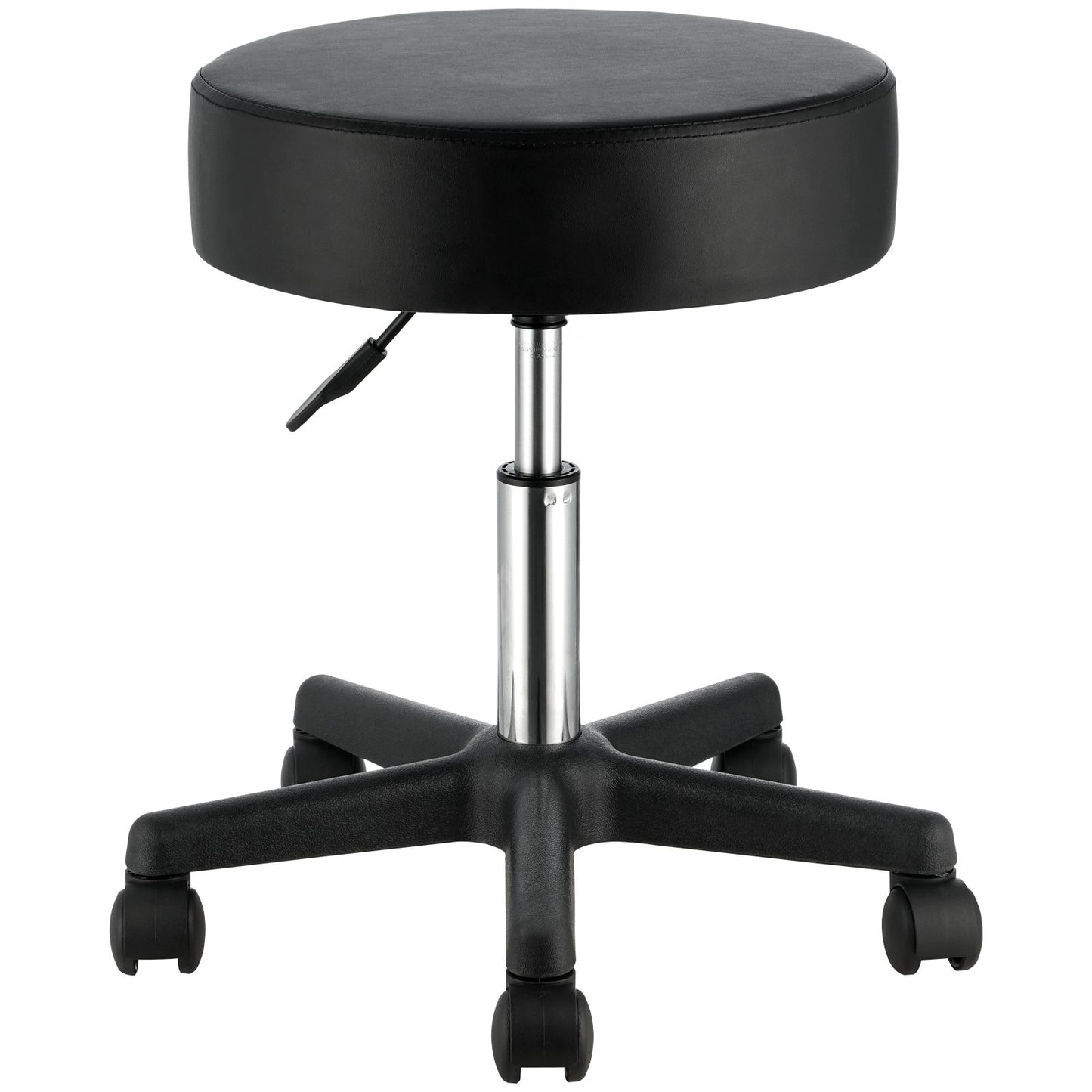 Rolling Stools with Wheels, 400 LBS Weight Capacity Adjustable Height Stool with Ultra-Thick Seat Cushion, Swivel Stools Chair for Salon, Bar, Home, Office, Tatoo, Medical, Massage, Black - Image 9