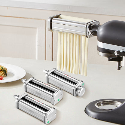 3Pcs Pasta Attachment for KitchenAid Stand Mixer Pasta Roller Cutter Set - Image 8