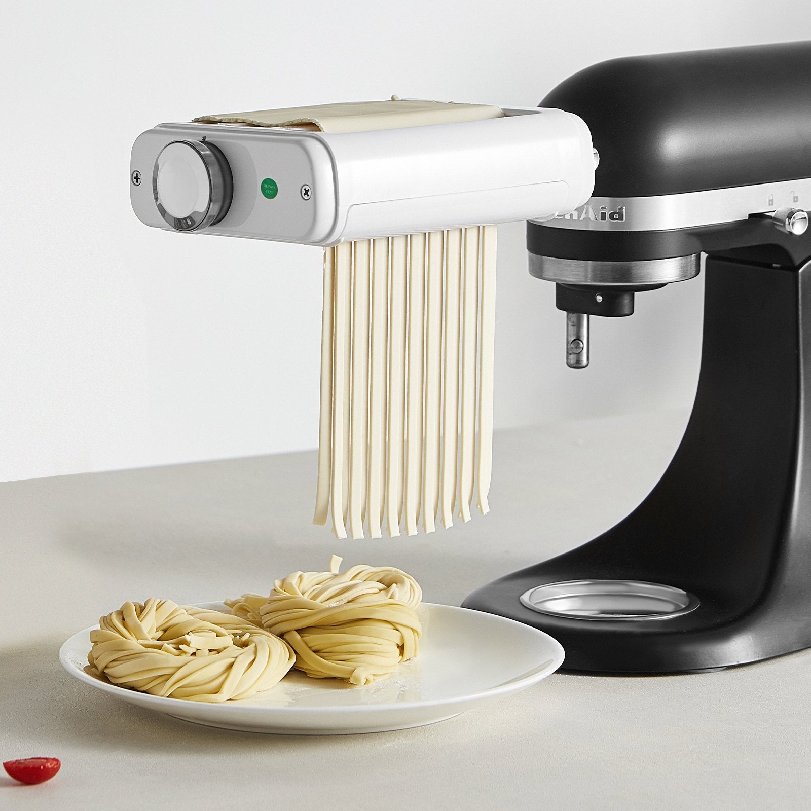 Pasta Attachment for KitchenAid Stand Mixer, 3-IN-1 Stainless Steel Pasta Roller Cutter Set Including Pasta Sheet Roller, Spaghetti and Fettuccine Cutter, 8 Adjustable Thickness Knob Pasta Maker - Image 8