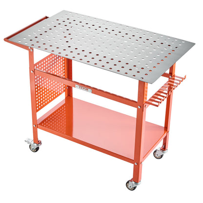 Welding Table 40"x24" Welding Workbench with 800LBS Static Weight Capacity