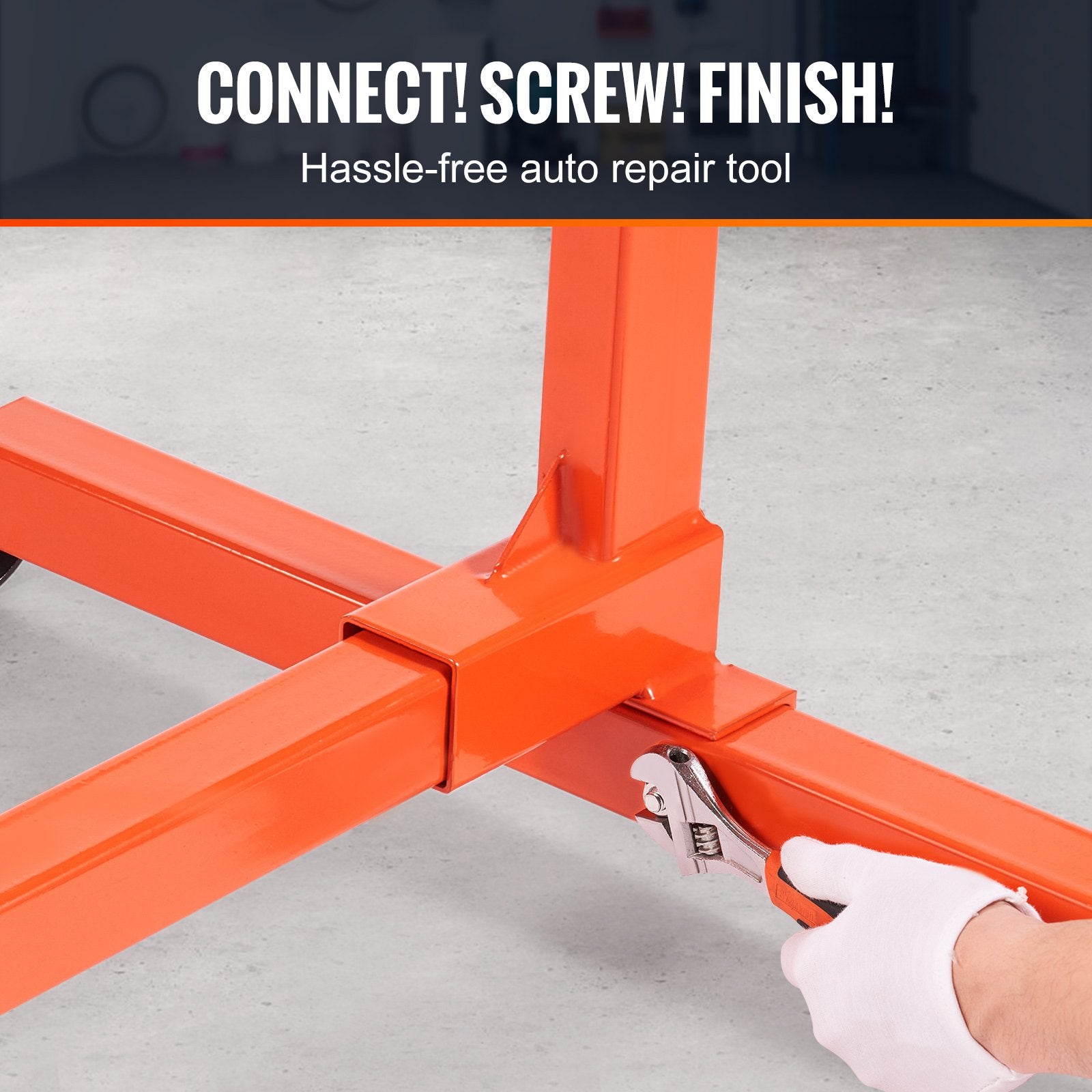 Engine Stand 750LBS Motor Hoist Dolly 360 Degree Adjustable Mounting Head - Image 6