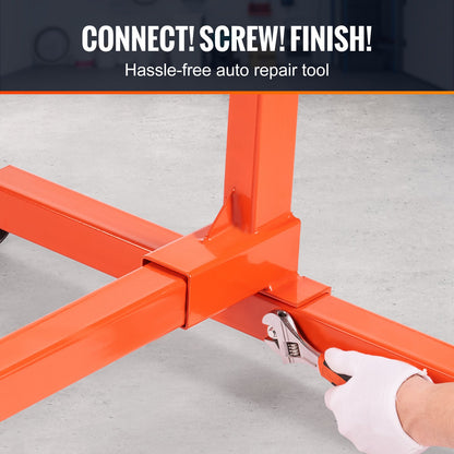 Engine Stand 750LBS Motor Hoist Dolly 360 Degree Adjustable Mounting Head - Image 6