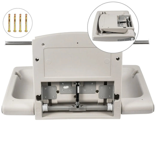 Horizontal Baby Changing Table Wall-mounted Baby Diaper Changing Station Vertical Fold Down Baby Changing Table
