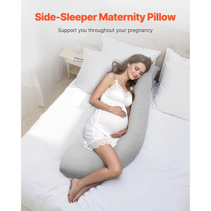 Pregnancy Pillows L-Shaped Pregnant Maternity Pillow Soft & Breathable - Image 2