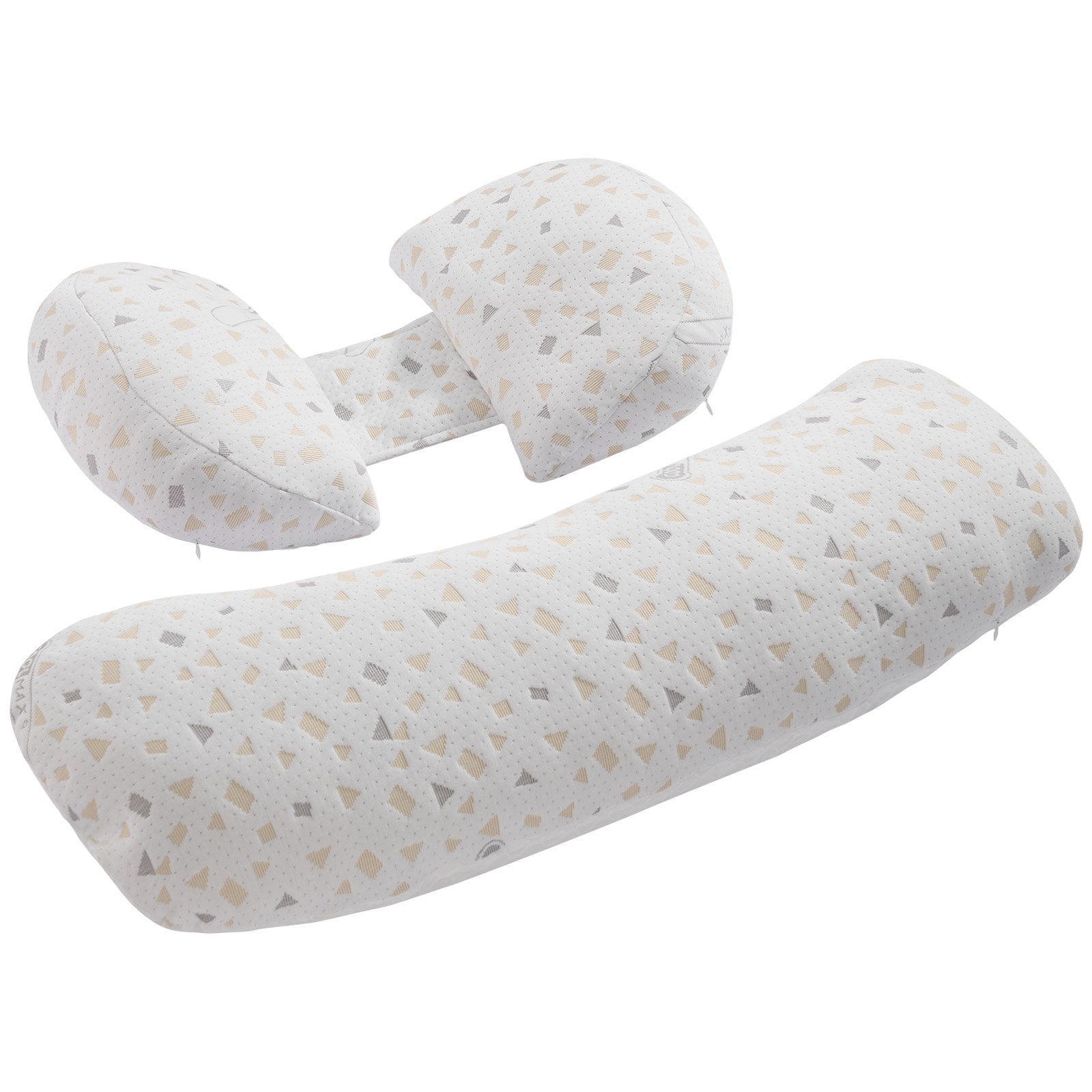Pregnancy Pillows, Adjustable Maternity Pillow for Pregnant Women, Soft Pregnancy Body Pillow with Removable & Washable Cover for Back Belly Hip Support, Lightweight and Portable - Image 9