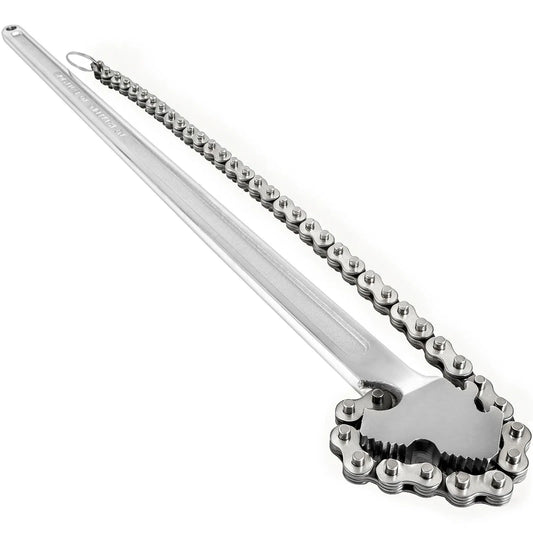 24 Inch Pipe Chain Wrench Heavy Duty 6.7 Inch Chain Wrench