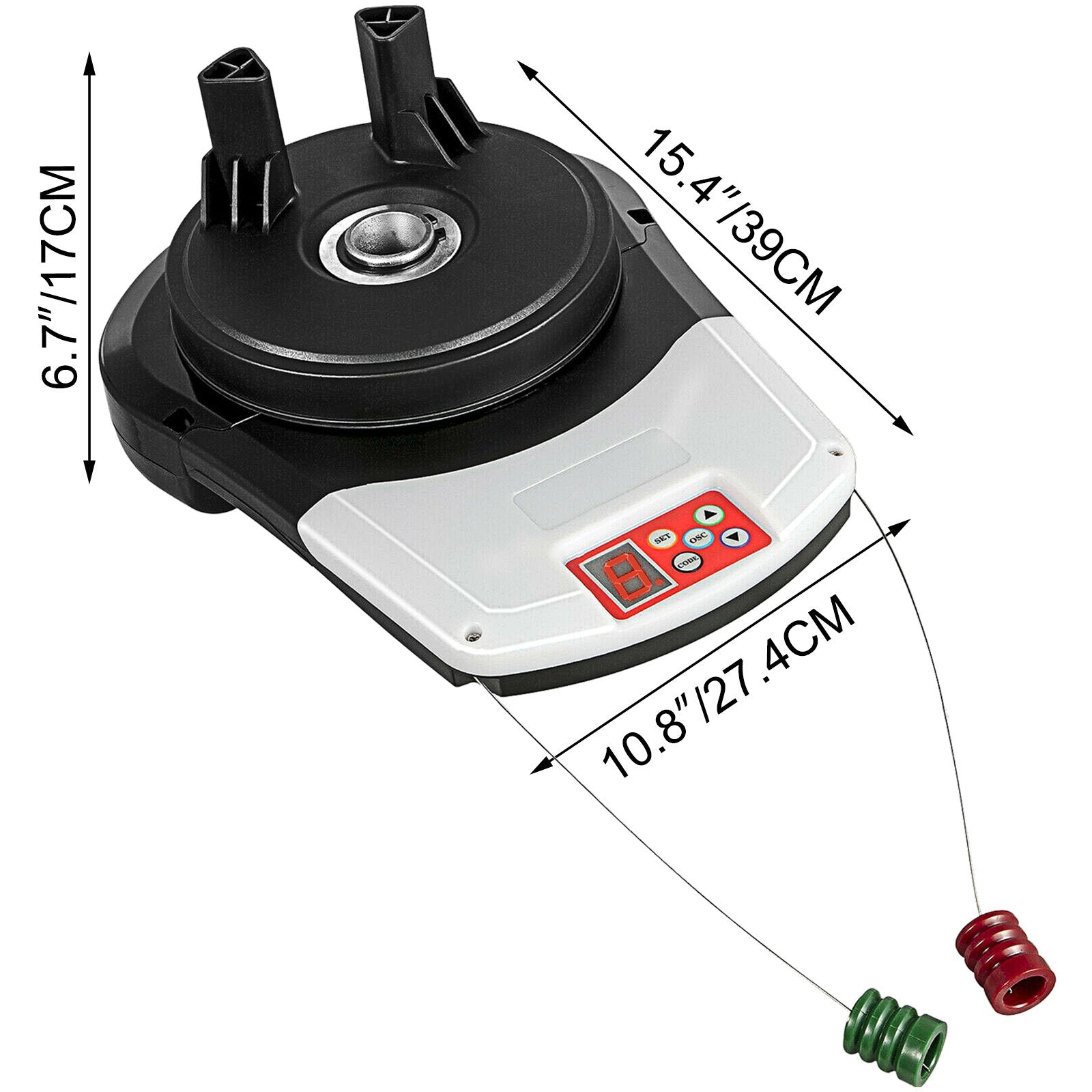 Garage Roller Door Opener, 800 N Lift Force 164 ft Remote Control, 220V Electric Roller Gate Opener, Auto Garage Roller Gate Opener Kit with 2 Remote, Apply for Garage Store - Image 8