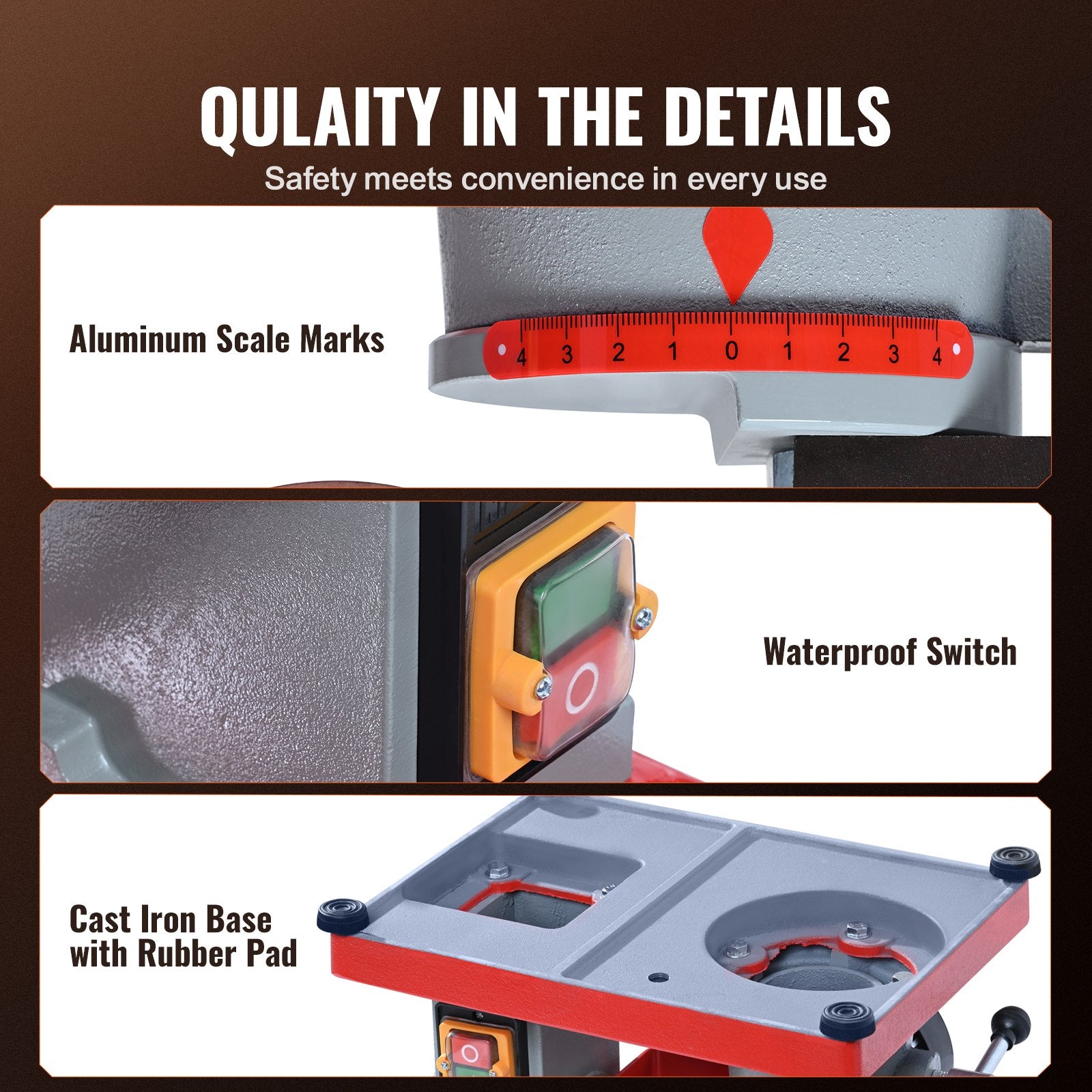 Circular Saw Blade Sharpener, 370W Saw Blade Grinding with Water Injection, Water Injection Circular Saw Blade Sharpening & 6 Saw Centerings, 5-inch Grinding Wheel for Carbide Tipped Saw Blades - Image 6