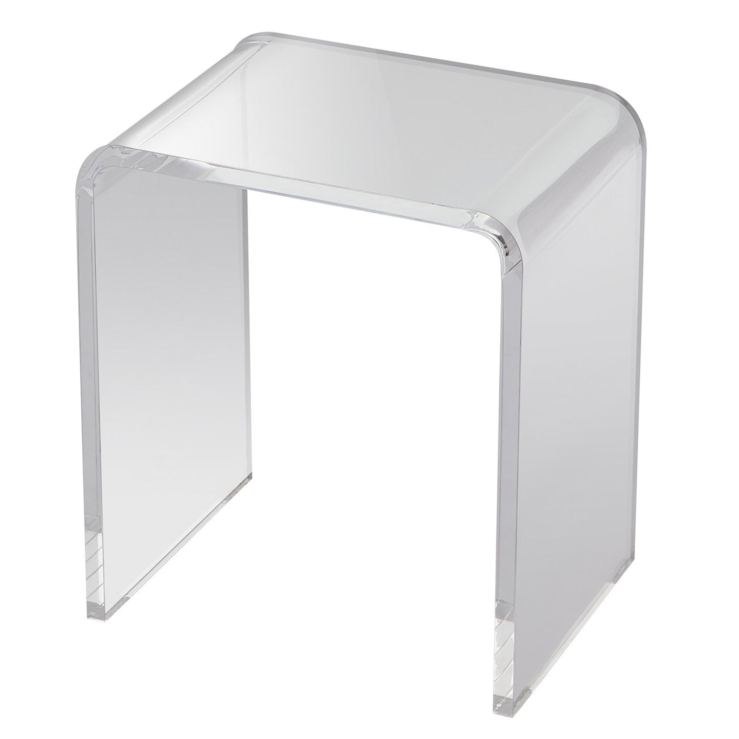 Acrylic End Table, C-Shaped Lucite Side Table, Clear Acrylic Side Table for Drink, Food, Snack used in Living Room, Bedroom, and Study - Image 9