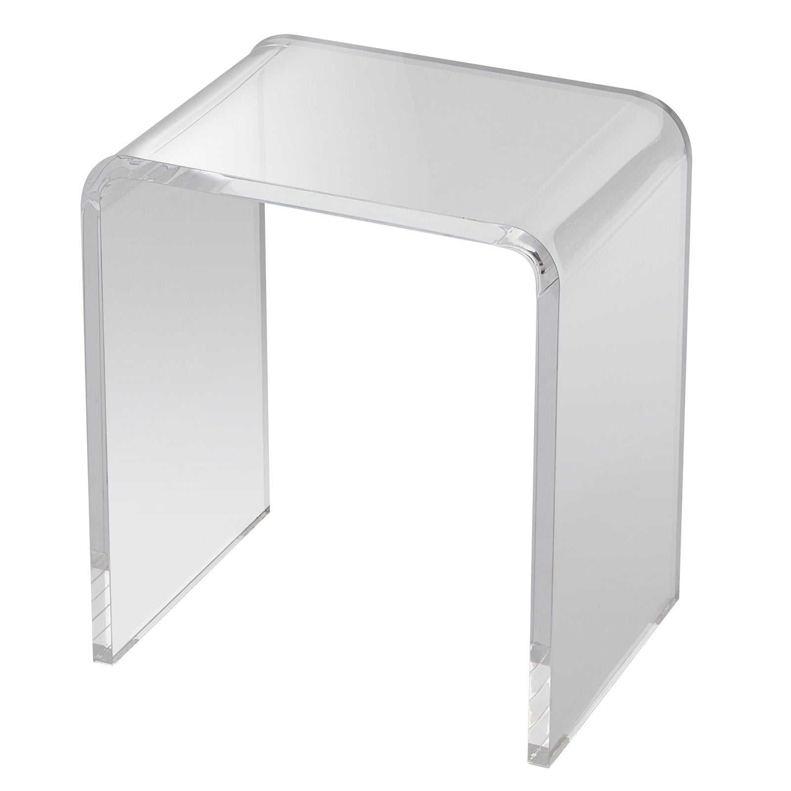 Acrylic End Table, C-Shaped Lucite Side Table, Clear Acrylic Side Table for Drink, Food, Snack used in Living Room, Bedroom, and Study - Image 9