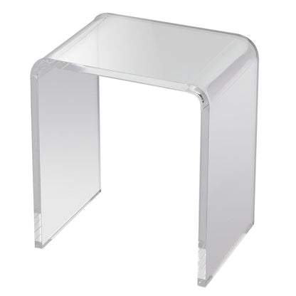Acrylic End Table, C-Shaped Lucite Side Table, Clear Acrylic Side Table for Drink, Food, Snack used in Living Room, Bedroom, and Study - Image 9
